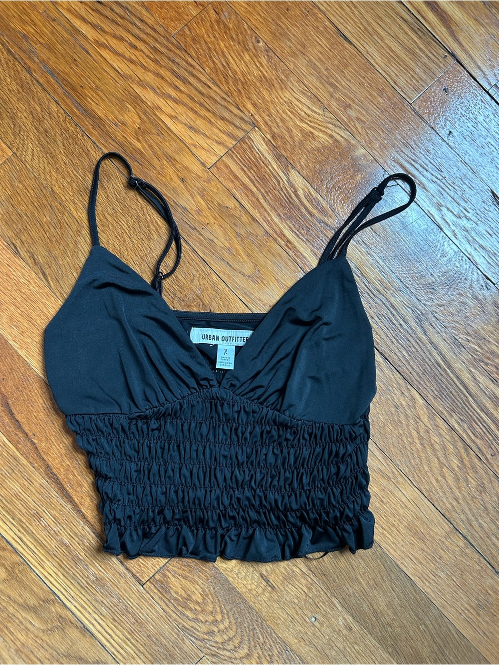 Urban Outfitters Black Cami Crop Top. Size Small